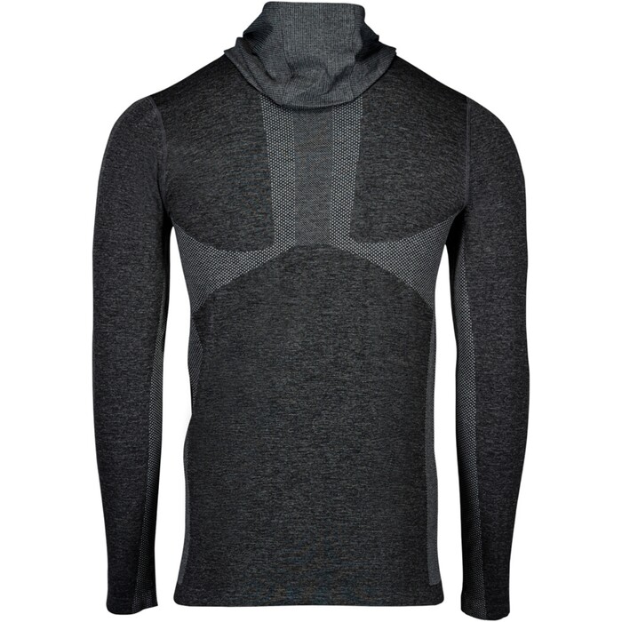 Huub 2024 Nahtloser Kapuzenpullover SEAMFREEHY - Grau / Mergel